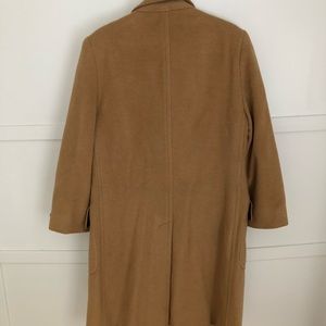 Wool vintage camel coat